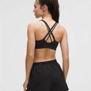 lululemon Energy Bra Medium Support, B-D Cups *Evolve Black